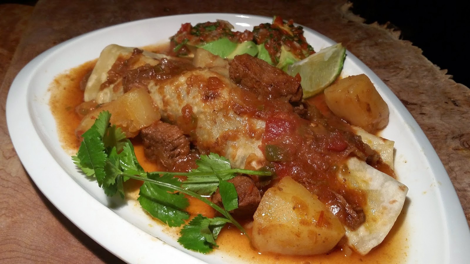 Thibeault's Table: Mexican Beef and Potatoes