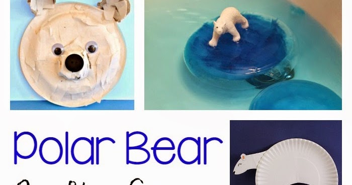 polar bear crafts activities for kids still playing school winter themed words