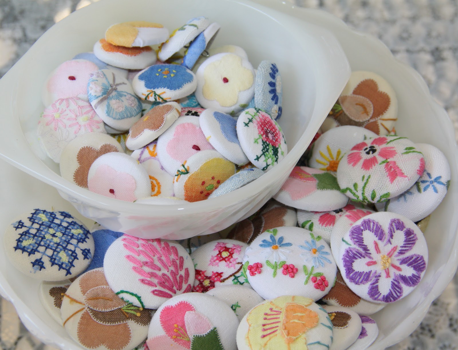 Isa Creative Musings Vintage Linen Buttons...more