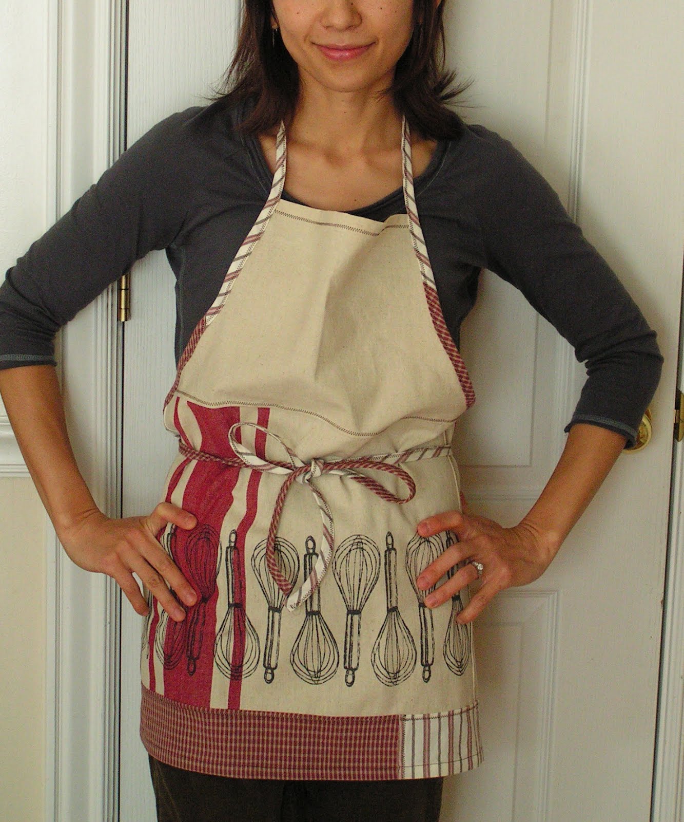 Tea Rose Home Kitchen Towel Apron