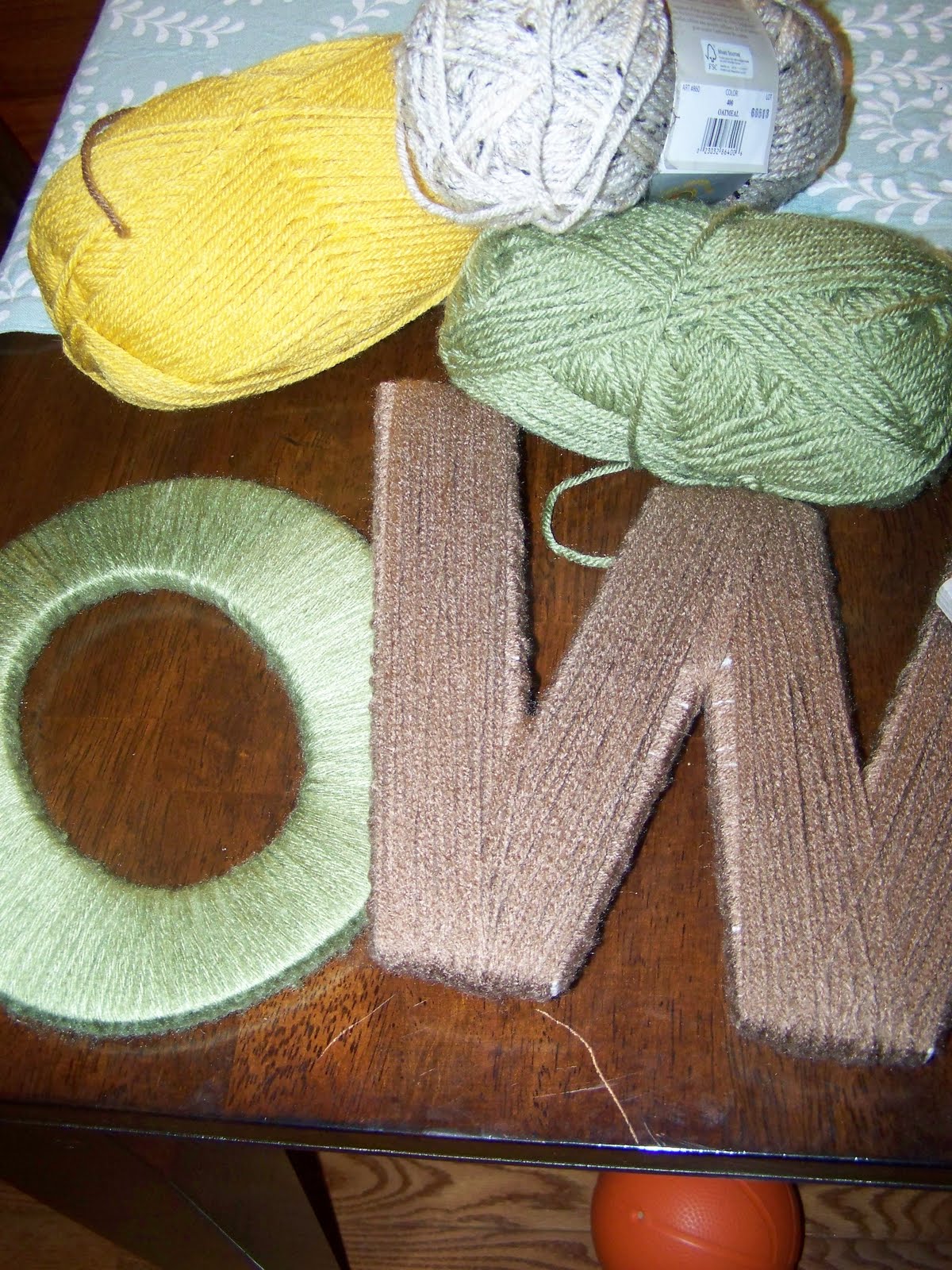 RearrangingTheFurniture Yarn Letters