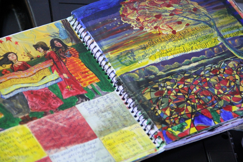 Living Creatively Art Journaling and remembering