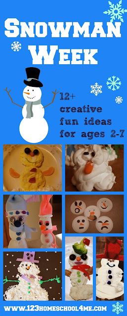 S is for Snowman Week Ideas for Preschoolers