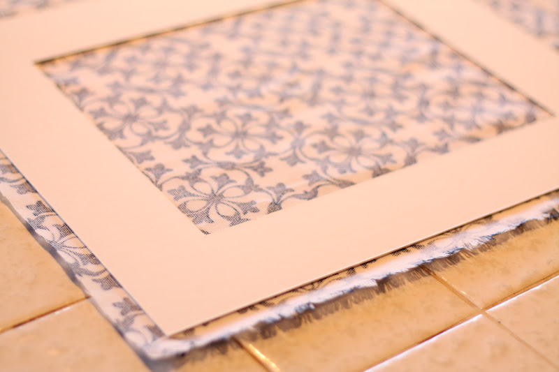 Lovely Little Snippets DIY Matted Frame