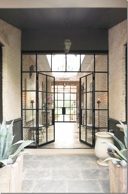 Black French Doors. Frog Hill Designs Blog