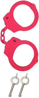 Keep in your home or purse a pair of handcuffs for tying up the hands or feet of an attacker or home intruder. Handcuffs are convenient for tying up home intruders, rapists or attackers.
