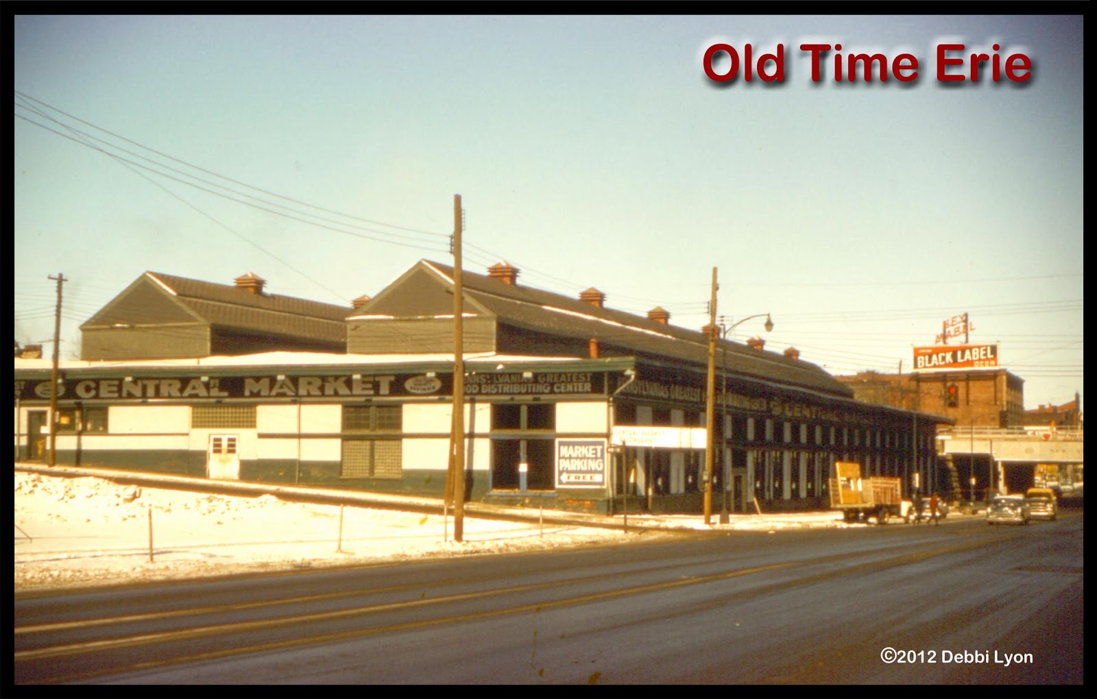Old Time Erie Central Market on State Street in Erie, PA