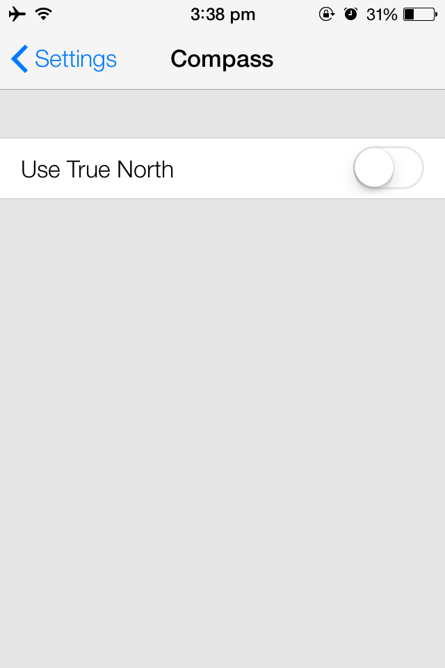 iOS 7 Beta 1 Compass Fix extramaster