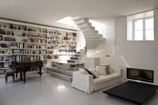 Neo arquitecturaymas: Bibliotecas para aprovechar pequeños espacios