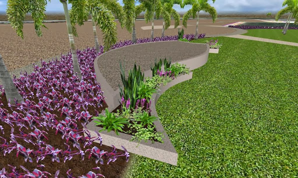 Diseño 3D de un Parque Conceptual Ecológico · Parque para Empleados