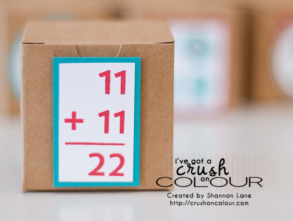 Crush On Colour 25 Days/Tiny Treat Box Advent Calendar