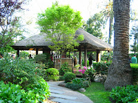 Landscape japanese garden Montevideo Uruguay 