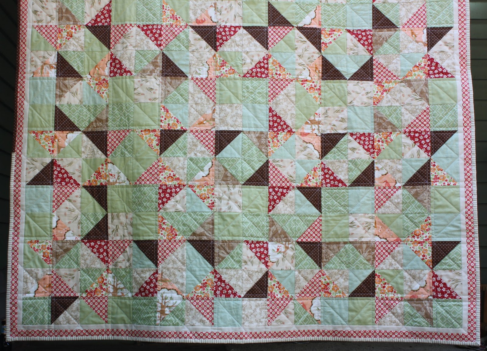Cutie and Company Summer Baby A Quilt Finish