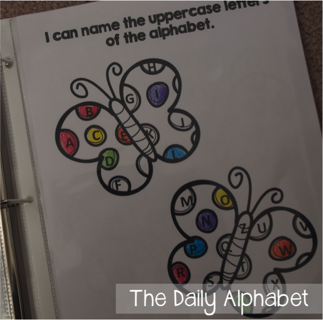 Data Notebooks in Kindergarten The Daily Alphabet