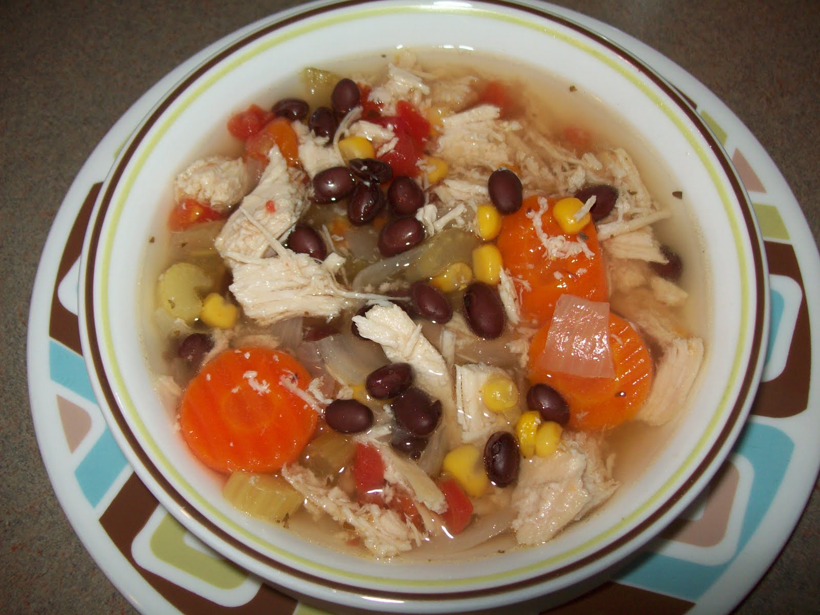 April's Homemaking Easy CrockPot Spicy Black Bean Chicken Soup & Fall