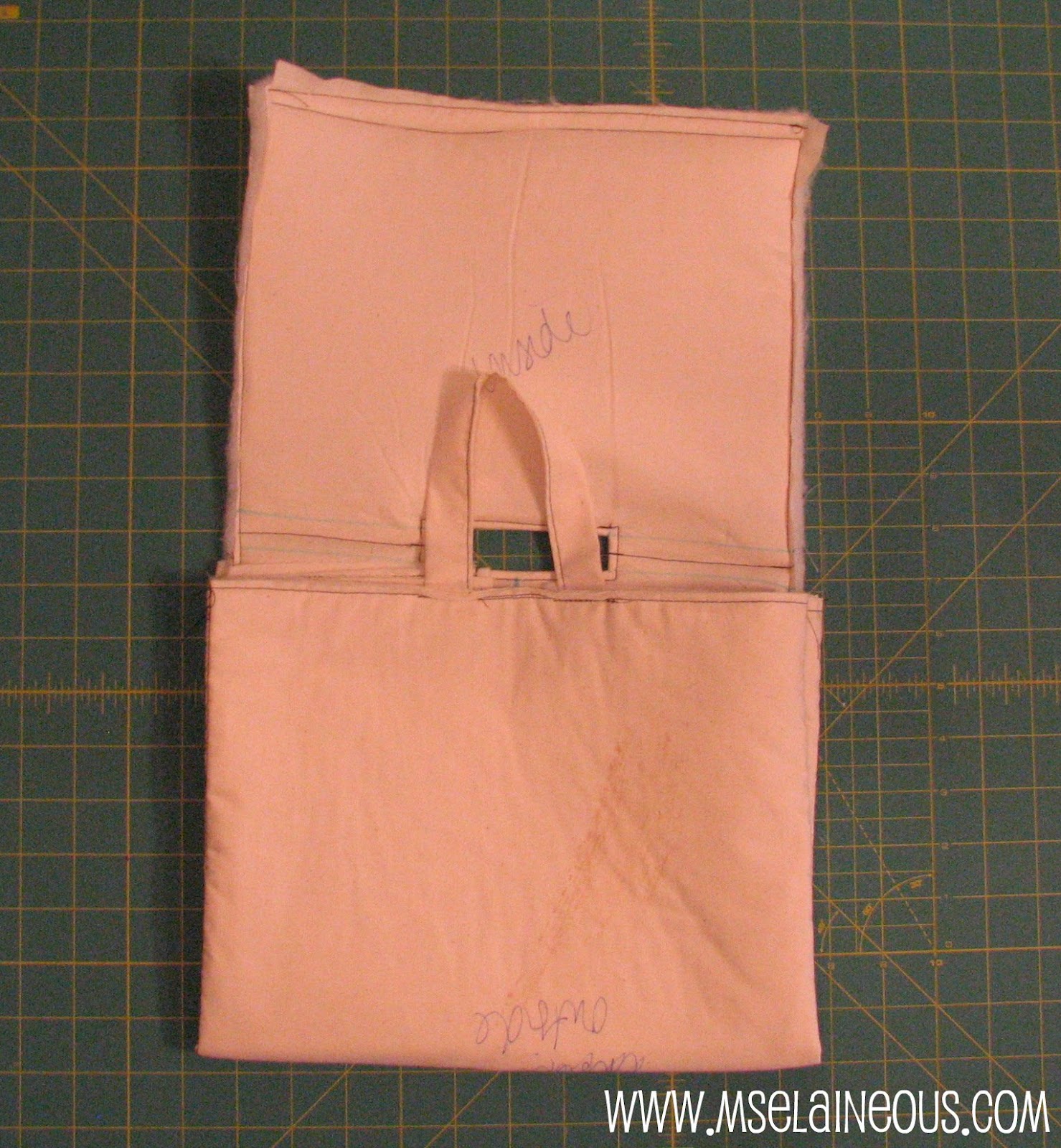 Ms. Elaineous Teaches Sewing Diaper Changing Pad Sample