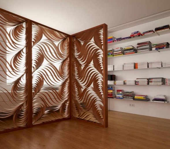 decora y disena: Separador de Ambientes Elegante de formas curvas Paisley