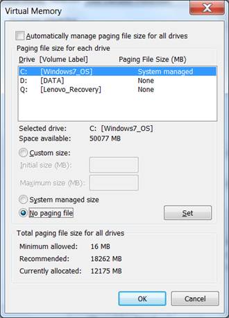 Sacrifice Pagefile . Patch