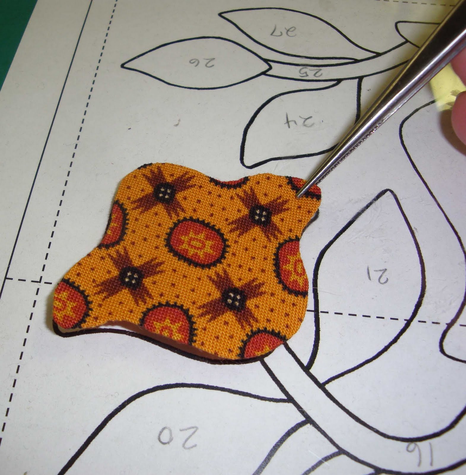 FABRIC THERAPY Glue stick applique, the tutorial PART TWO...