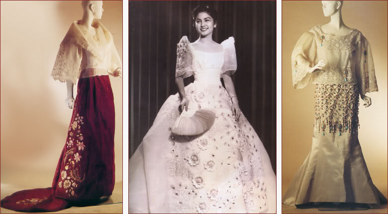 Filipiniana+Terno+Dress ... of the terno through the years Traditional Filipiniana Dress For Kids