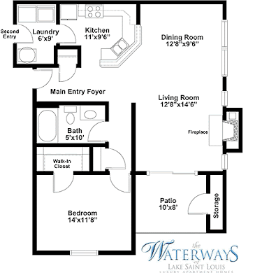 One Bedroom Apartment Floor Plans