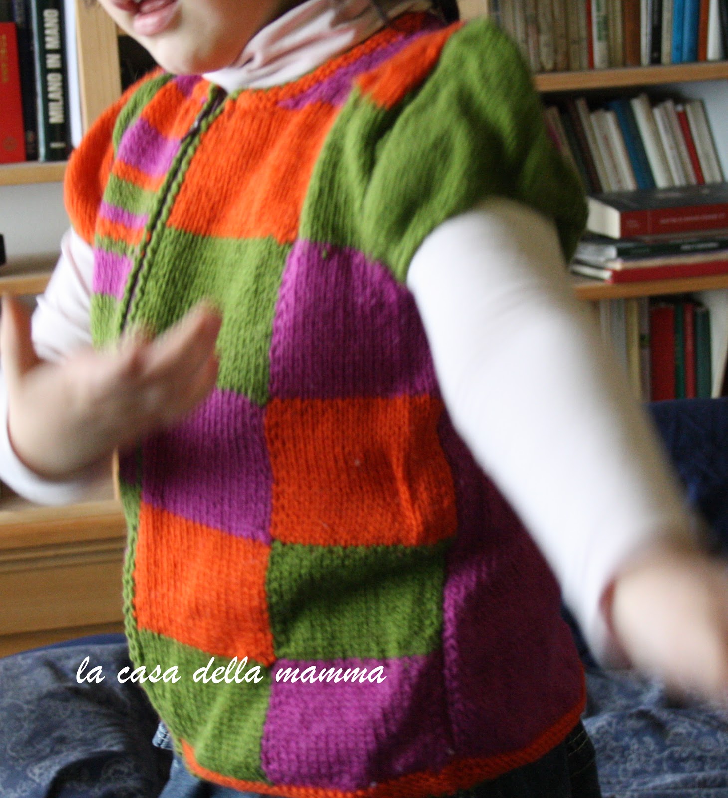 Gilet Maglina Bambino - Scollo A V, Senza Maniche, Cotone, Per Primavera E Autunno - Foto 2