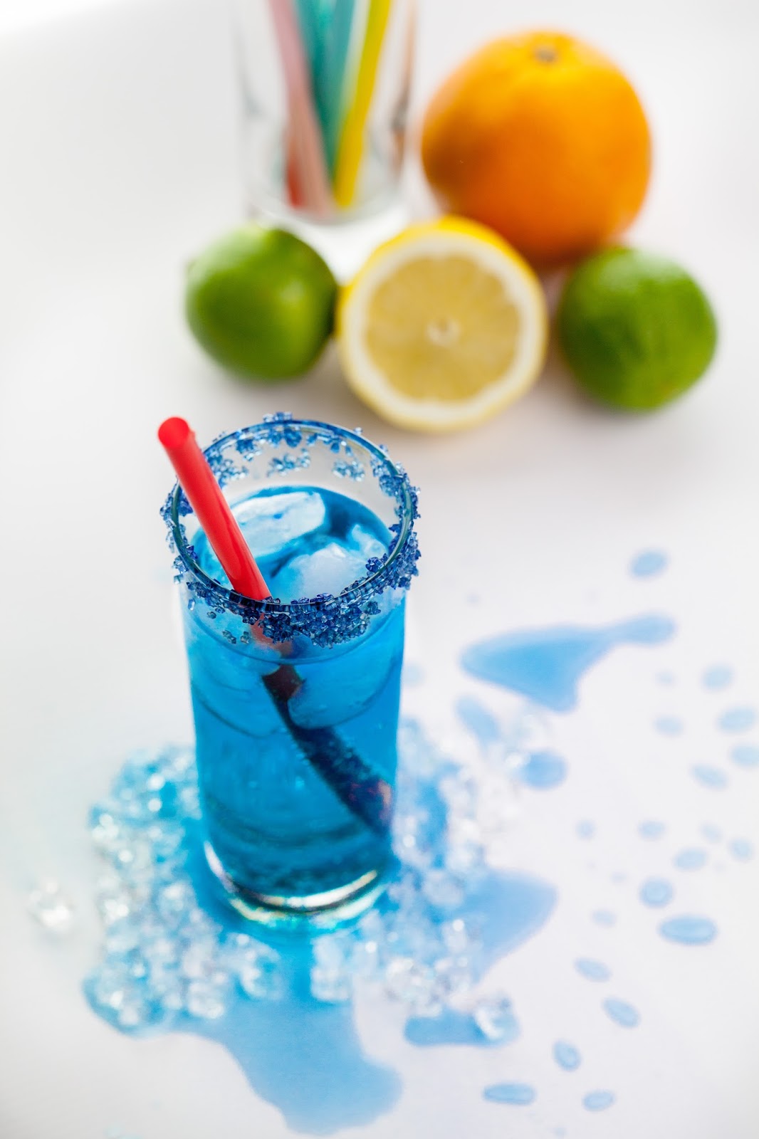 Błękit nieba - drink. Błękit nieba - drink.