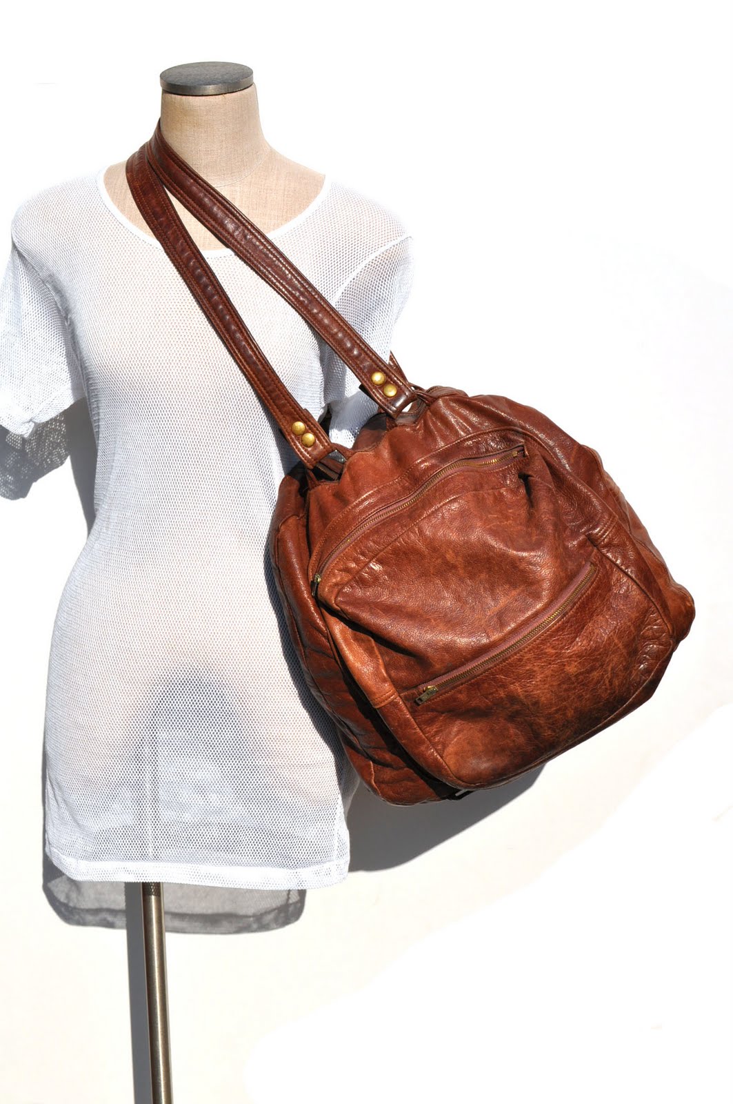 vintage leather backpacks for sale