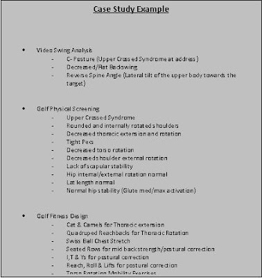 Golf Specific Exercises