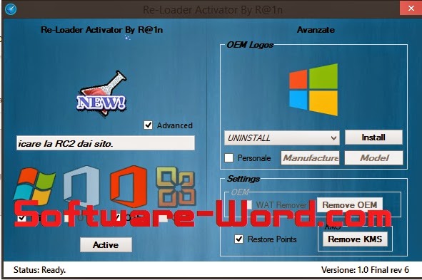 Download Re-Loader by R@1n v1, Activator Office &amp; Windows