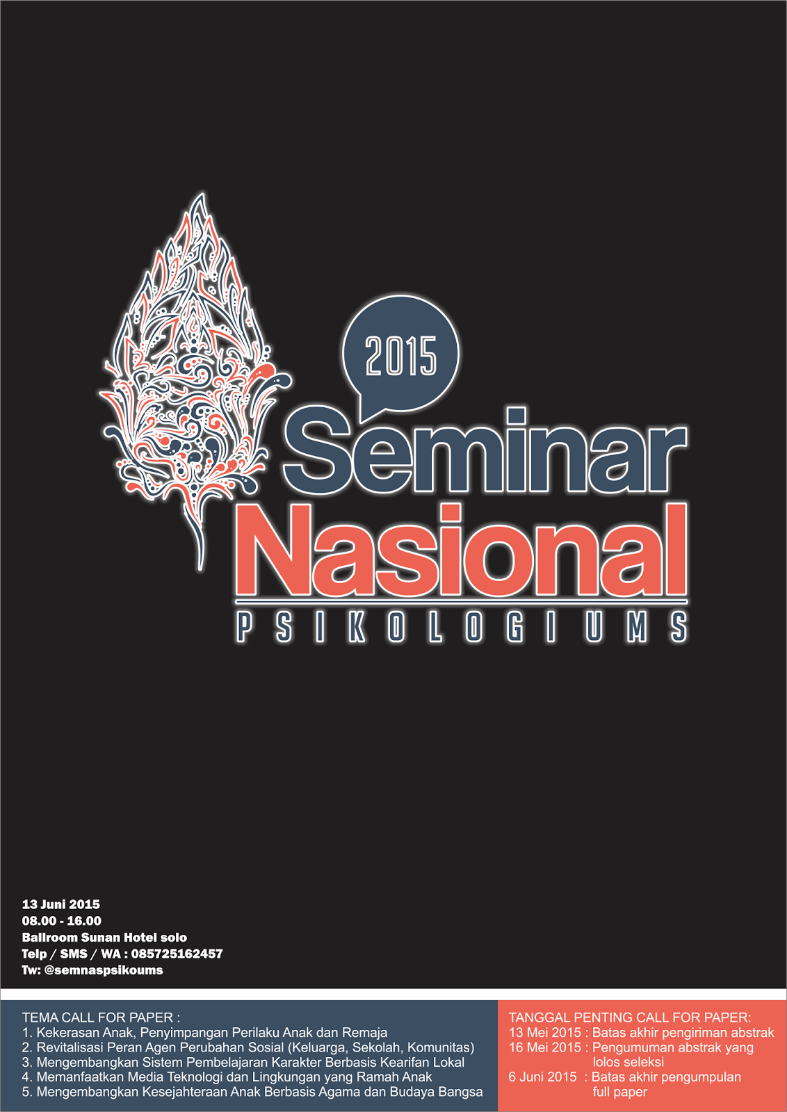 Seminar Nasional Psikologi UMS 2015