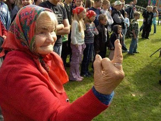 Funny Angry Old Woman