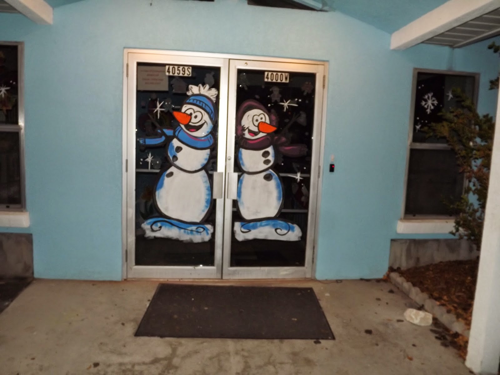 Whimsical Window Painting Sunshine Academy Daycare and Preschool
