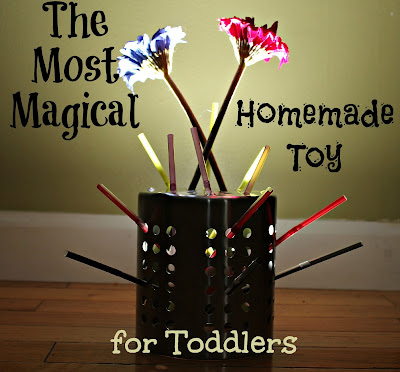 Magical Homemade Toy for Toddlers #Homemade #Ikea #Babies #Cheapfun