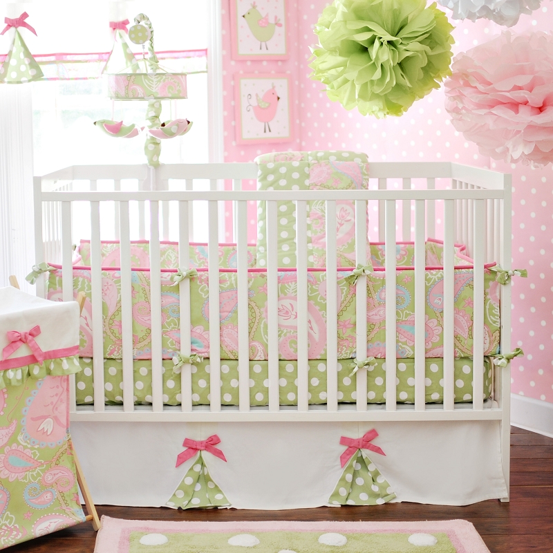 Bebe Jardin Crib Bedding | Girl Baby Bedding | Carousel ...