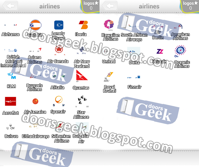 Airline Logo Quiz Answers