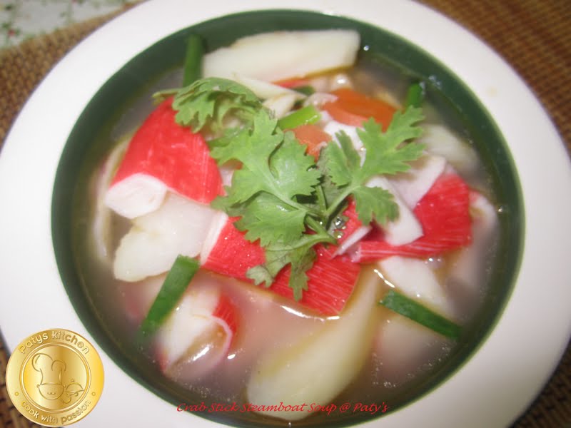 PATYSKITCHEN CRAB STICK STEAMBOAT POTATO SOUP / SUP STEAMBOAT JEJARI