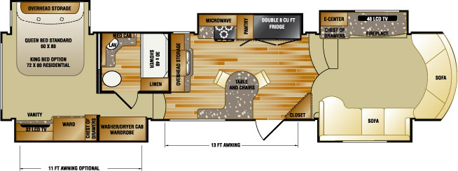 Fifth Wheel Floor Plans Front Living Room Front Living Room 5th