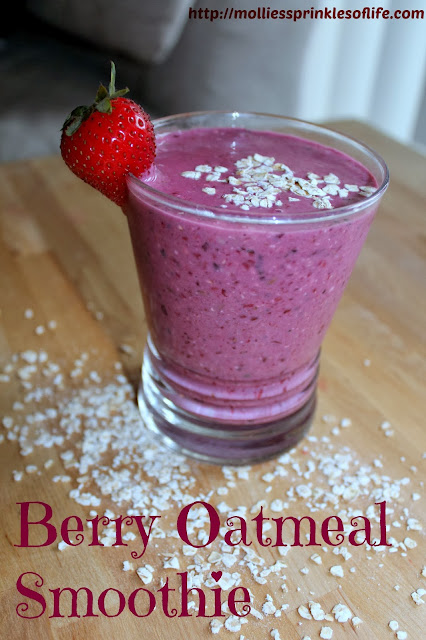 Berry Oatmeal Smoothie