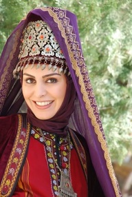 turkish traditional fashion dress persian iranian costume dresses turkey clothing clothes beautiful hat girls iran turkic folk draw they croqui