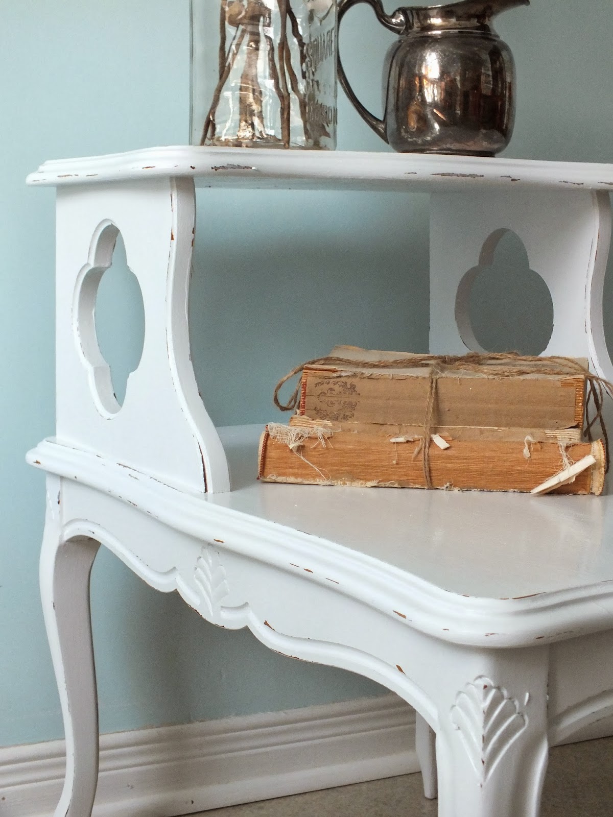 simply chic treasures Vintage Step End Table