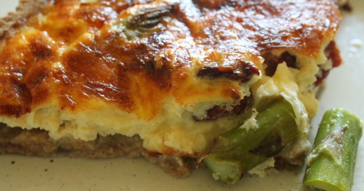 JibberJabberUK Asparagus and Bacon Quiche