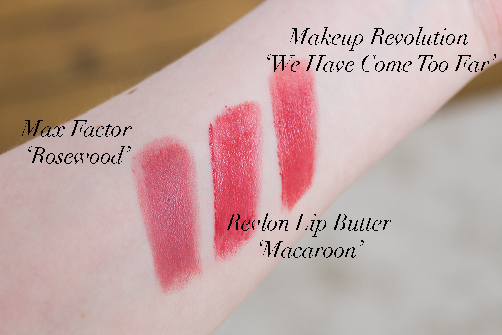 Top Three Drugstore Autumn Lipsticks Swatches Top Three Drugstore Autumn Lipsticks Swatches
