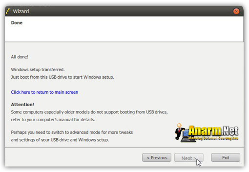 Windows 7 USB tutorial WinToFlash
