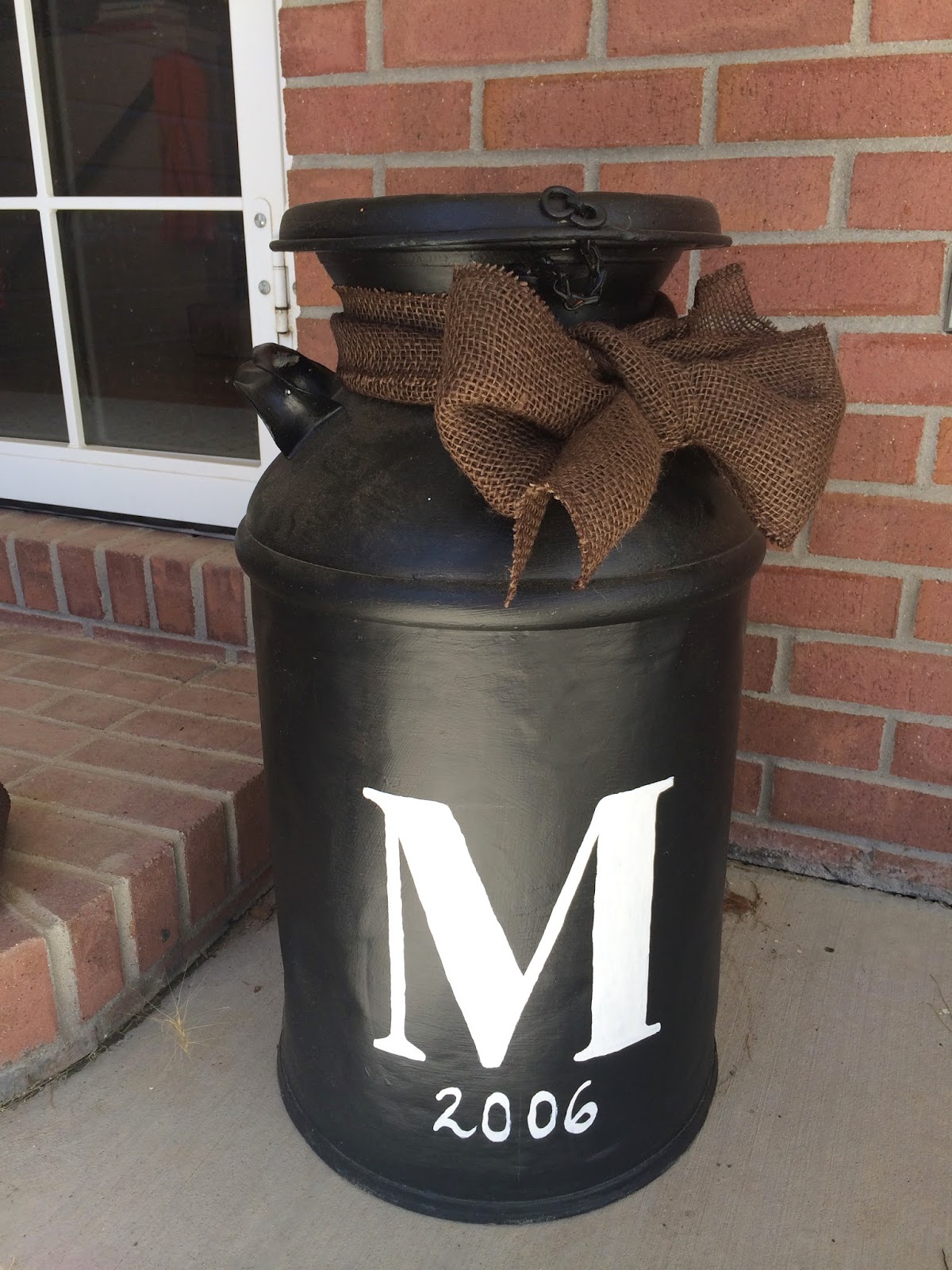 It's A Windy View Milk Can Makeover