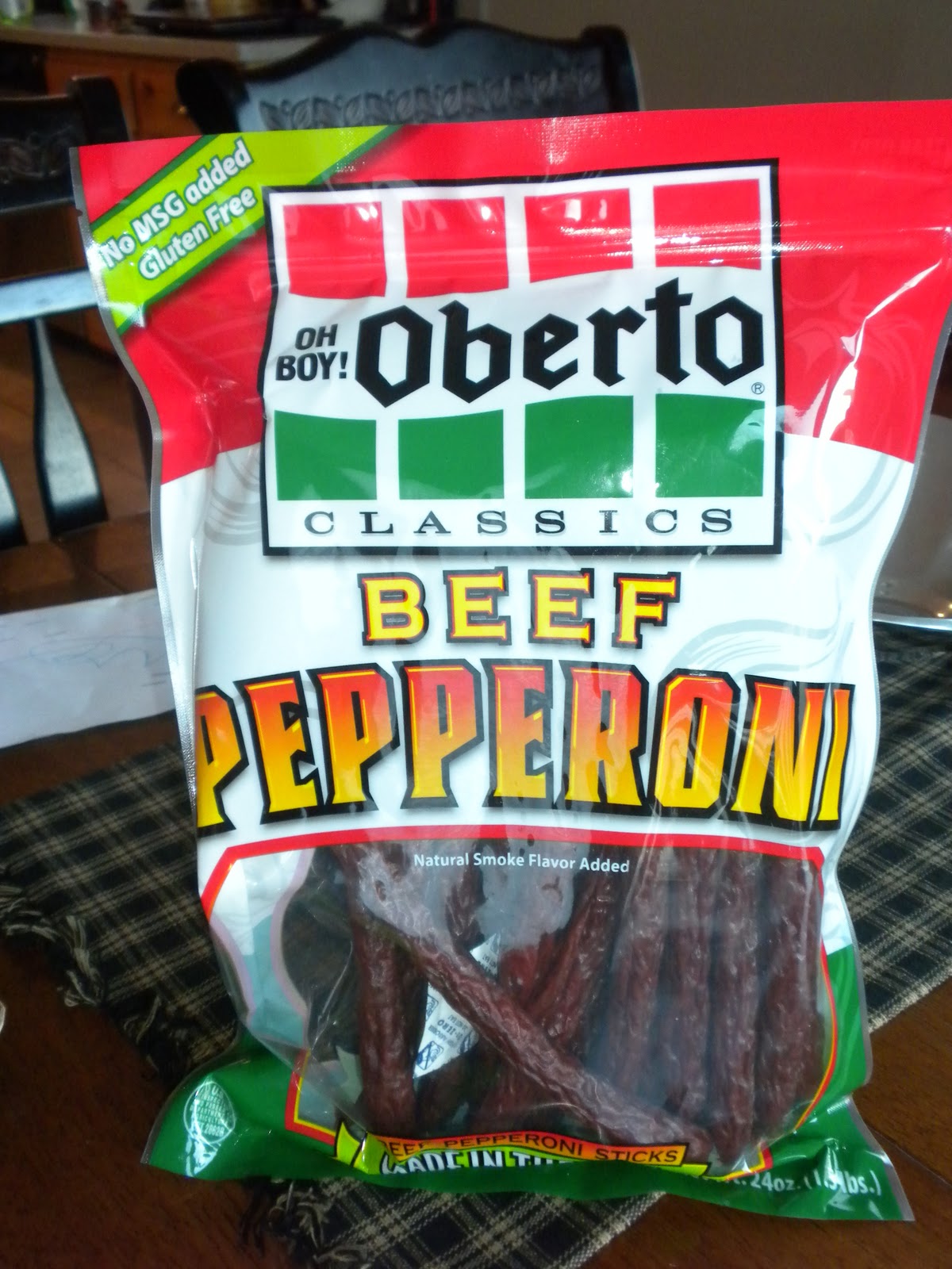Gluten Free Eating Oberto Beef Pepporoni Sticks