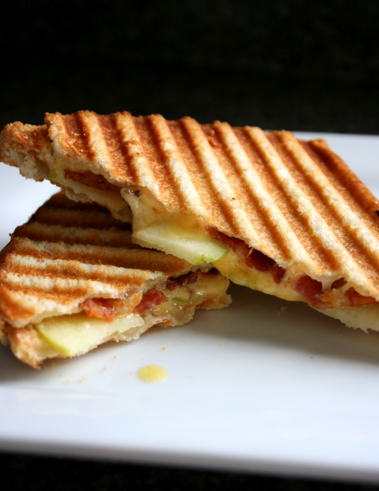 BREANNA'S RECIPE BOX Bacon, Apple and Cheddar Panini