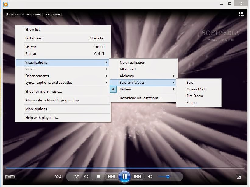 windows media player 12 with toolbar windows media player 12 with toolbar