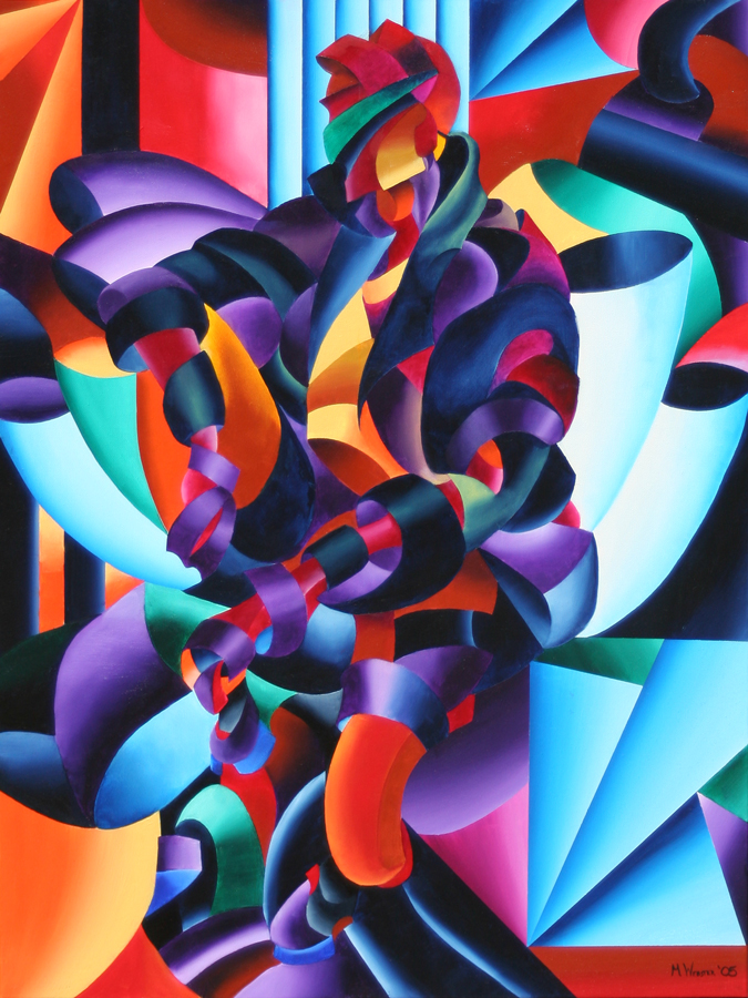 Daily Painters Abstract Gallery Mark Adam ster Anamorphosis