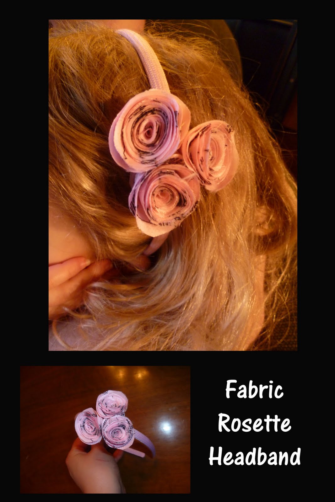 Save Green Being Green 186 Make a Fabric Rosette Headband